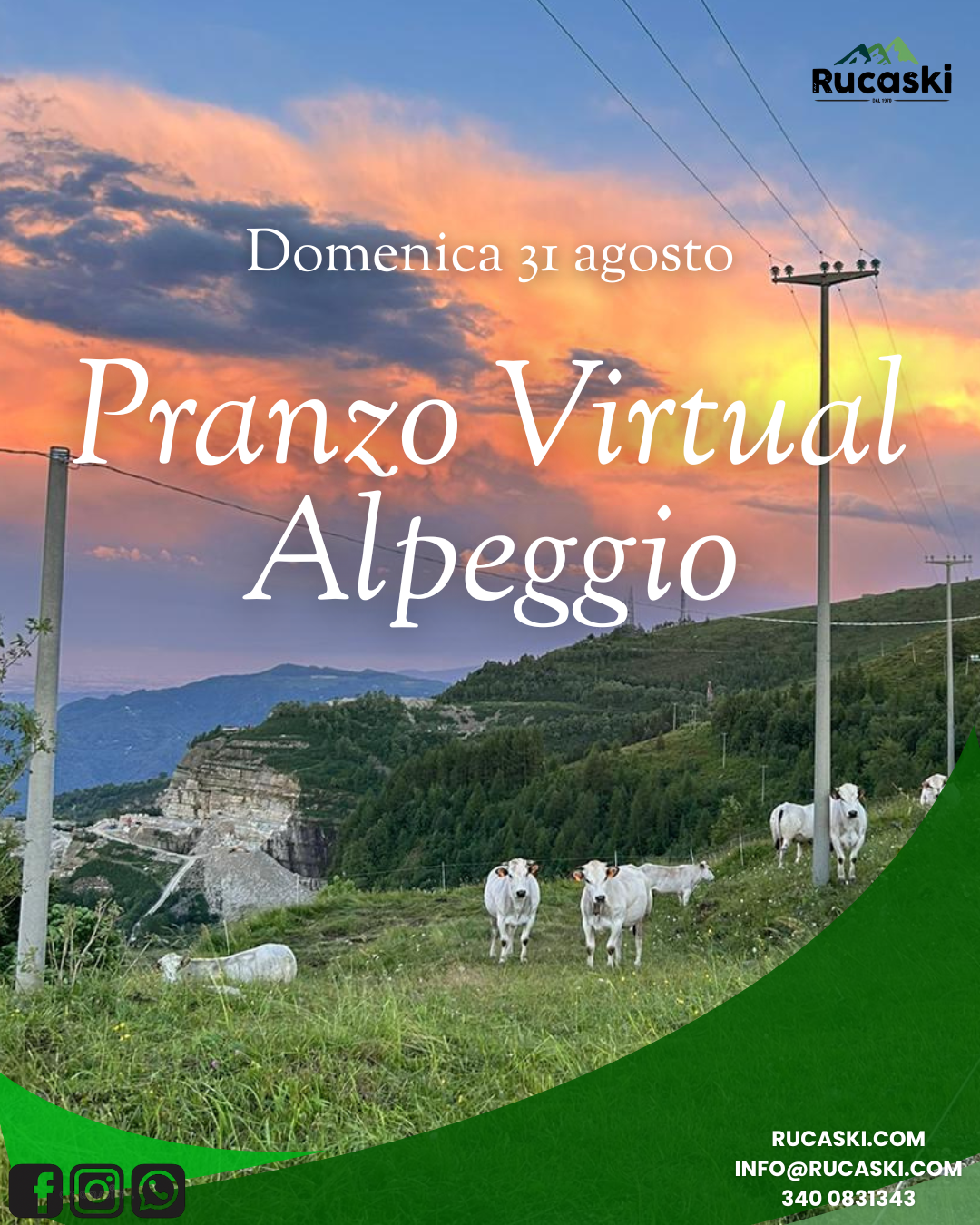 Pranzo della Virtual Alpeggio